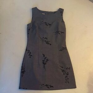Elegant Gray Sleeveless Dress